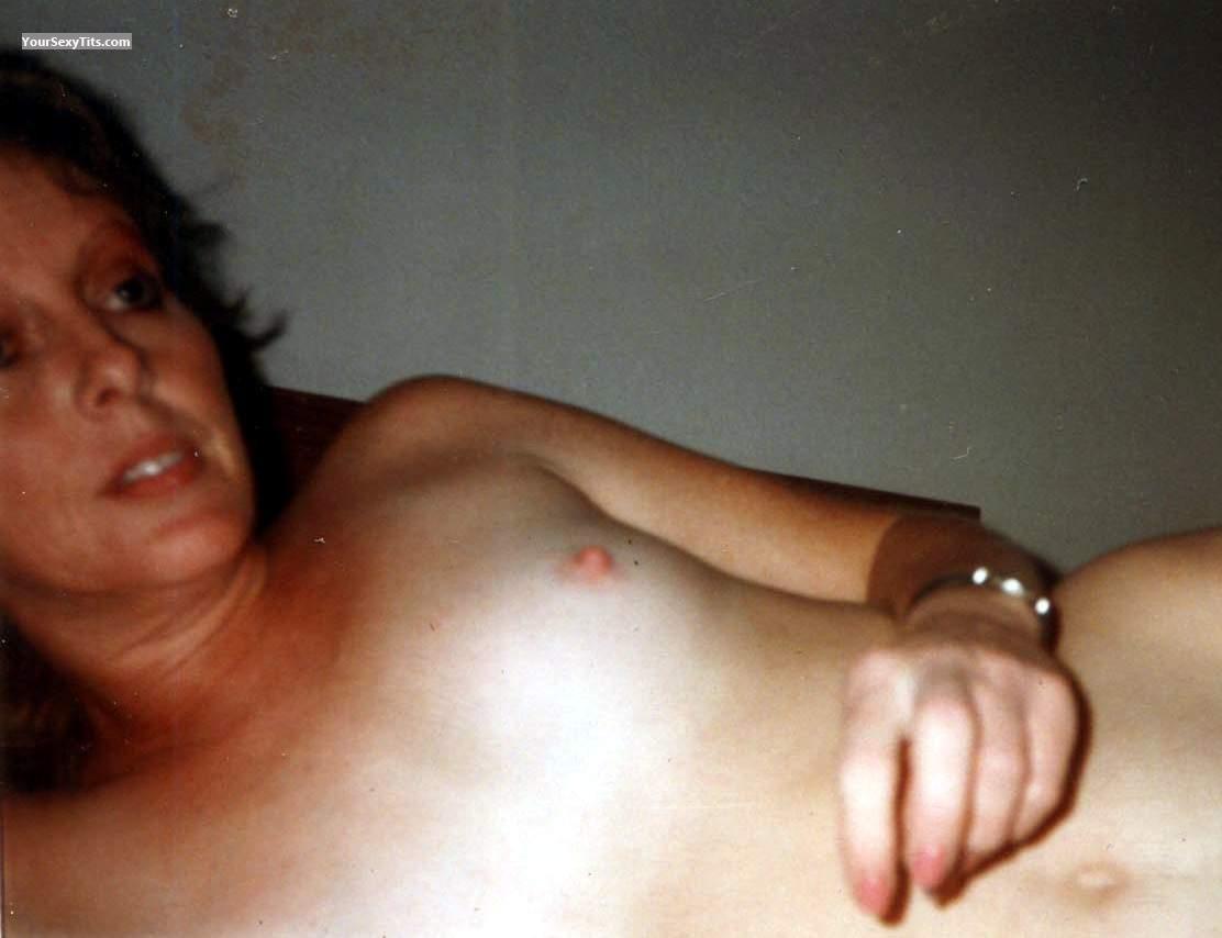 Tit Flash: Small Tits - Topless Carolina Mom from United States